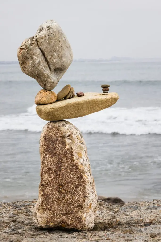 stone balancing